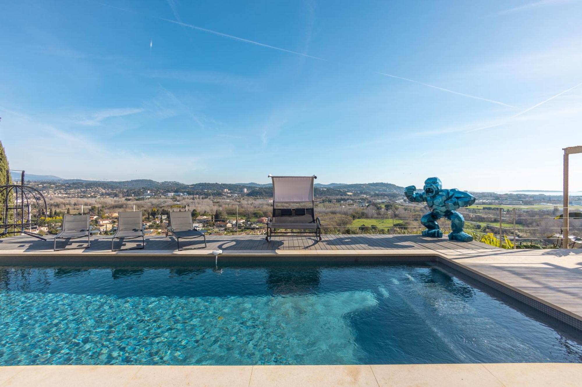 Villa Superbe Vue Epoustouflante Proche Cannes *