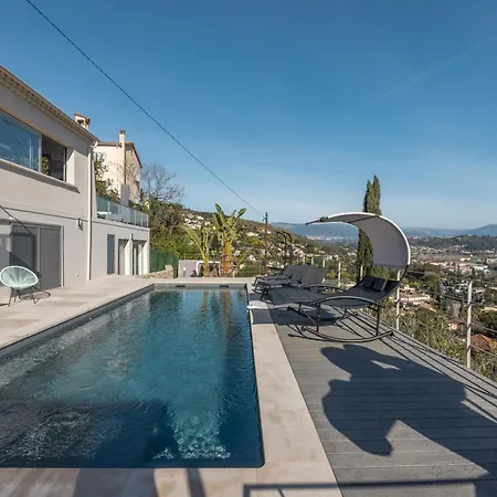 Superbe Villa Vue Mer Epoustouflante Proche Cannes Mandelieu Exterior foto