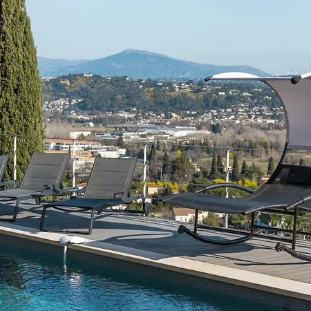 Superbe Villa Vue Mer Epoustouflante Proche Cannes Mandelieu Exterior foto